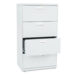 HON 600 Series 30-inch Wide 4-Drawer Lateral File Cabinet
