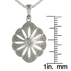 Maddy Emerson Flower Design Diamond Necklace