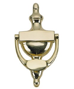 Allied Brass Traditional Style 8-inch Solid Brass Door Knocker