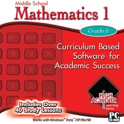 High Achiever Middle School Mathematics 1 Educational Software