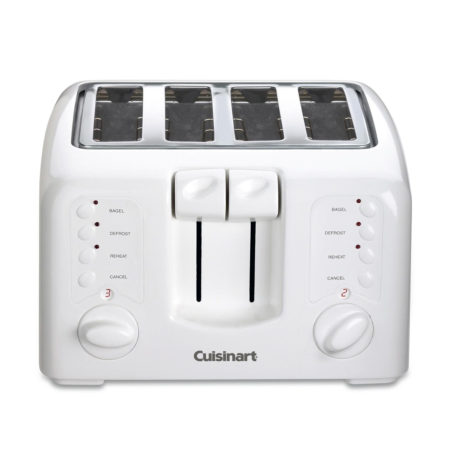 Cuisinart CPT140 White 4slice Cool Touch Toaster (Refurbished