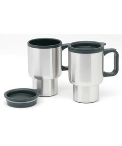 Worthy 14-ounce Stainless Steel Mugs (Case of 24)