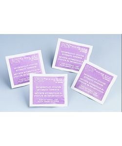 Medline No Alcohol Anti-Bacterial Personal Hand Wipes (Case of 1000)