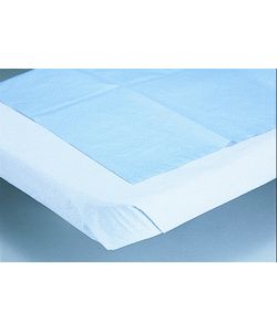 Medline Disposable White Bed Sheets (Case of 25)