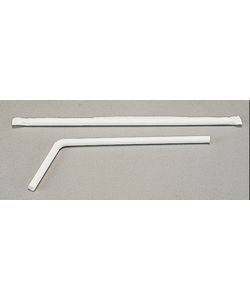 Medline Individually Wrapped 7.75in Flexible Drinking Straws (Case of 10000)