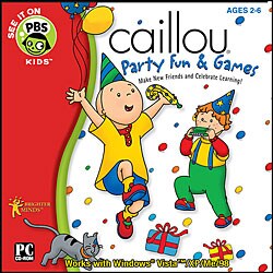 Caillou Party Fun and Games Software