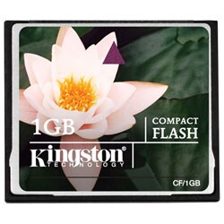 Kingston 1GB Compact Flash Memory Card