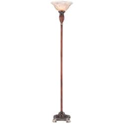Topaz Frosted Glass Torchier