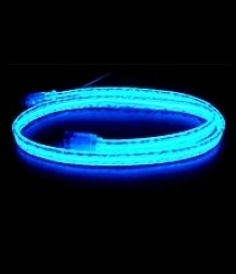 Flexiglow PC SATA Cable 50cm UV Blue
