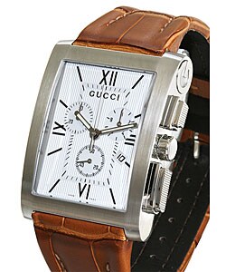 Gucci Men's White Dial Chronograph Watch