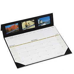 At-A-Glance Executive Leather Monthly Desk Blotter