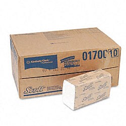 Scott Embossed Single-Fold C Towels - 250/Pack  (16 Packs/Carton)