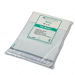 Recycled Jumbo Plain White Poly Mailers - 100/Pack