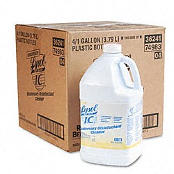 Lysol Brand I.C. Quaternary Disinfectant Cleaner - Gallon Bottle (Pack of 4)