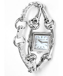 Gucci Signoria Mother of Pearl Diamond Watch