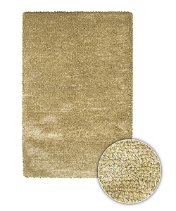 Hand-woven Majesta Beige Shag Rug (8' x 11')
