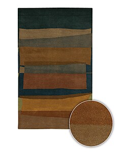 Hand-tufted Mandara Contemporary Wool Rug (5' x 7'6)