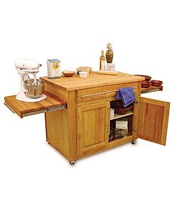 Catskill Craftsmen Empire Island Kitchen Cart
