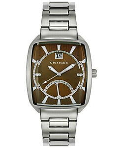 Giordano Men's Stainless Steel Big Date Watch