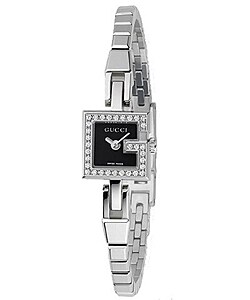 Gucci 102G Women's Stainless Steel Diamond Watch