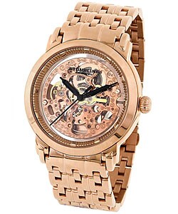 Stuhrling 'Winchester Elite' Rose Goldtone Watch