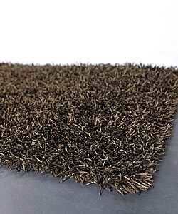 Majesta Contemporary Dark Mocha Hand-woven Rug (5' x 8')