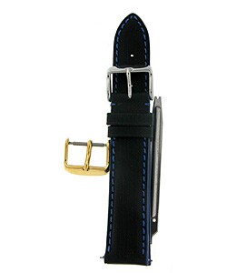 Black Leather Strap with Extra Buckle