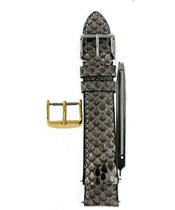Natural Color USA Genuine Python Leather Watch Strap