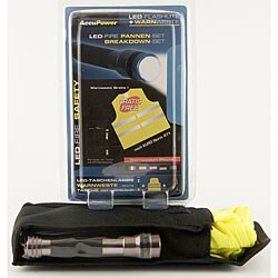 Saftey Vests with 4 LED Flashlights (Case of 2)