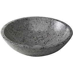 DeNovo Antico White Stone Vessel Sink Set