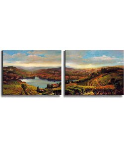 'Vineyard View' by Tomao-Bragg 2-piece Canvas Set