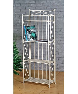 Iron 4-tier Folding Bakers Rack