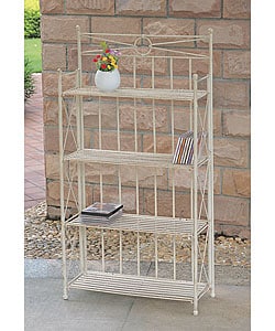 Iron 4-tier Folding Bakers Rack