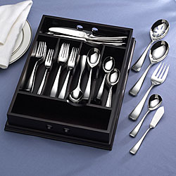 Towle Barren 45-piece Flatware Set with Caddy