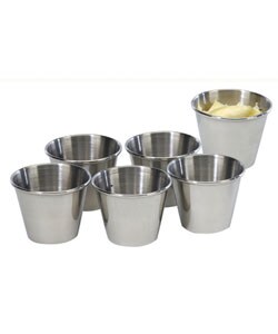 Stainless Steel 2.5-oz Sauce Cup (Set of 6)
