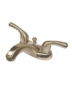 Brushed Nickel Centerset Bathroom Faucet