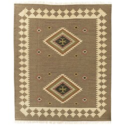 Handmade Elite Flat-woven Rug (4' x 6')