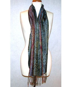 Blues Classic Silk Scarf (India)