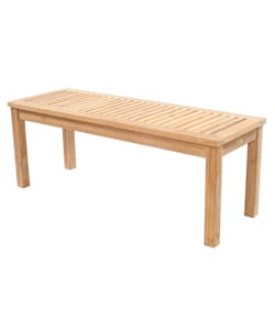 Classic 4-foot Backless Teak Bench