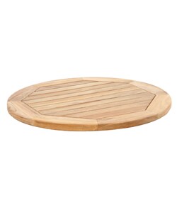 24-inch Round Teak Lazy Susan
