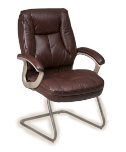 Office Star Bonded Leather Guest Chair