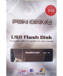 8GB USB 2.0 Pen Drive