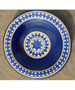 Nauticale Diamond Ceramic Plate (Morocco)