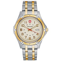 Wenger Men's Standard Issue 18k Goldplated XL Watch