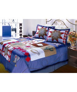 Cowboy Boots Quilt Set