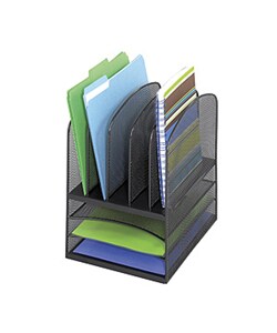 Safco 8-Section Mesh Desk Organizer