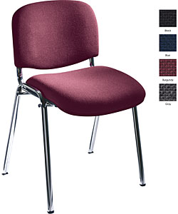 Safco Visit Upholstered Stack Chair (Set of 2)