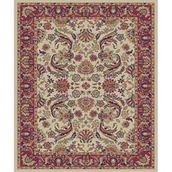 Ivory Sultanabad Rug (3'11 x 5'3)