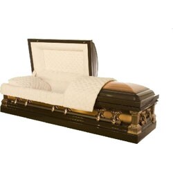 Copper Deluxe Solid Copper Casket