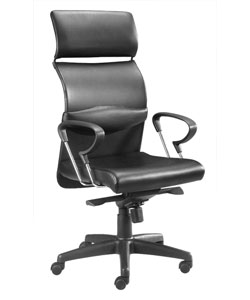 Miami Black Leatherette Office Chair